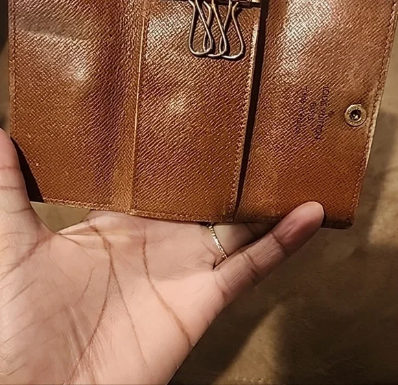 Louis Vuitton Blue, Yellow, and Brown Wallet Set - Picture 12 of 14